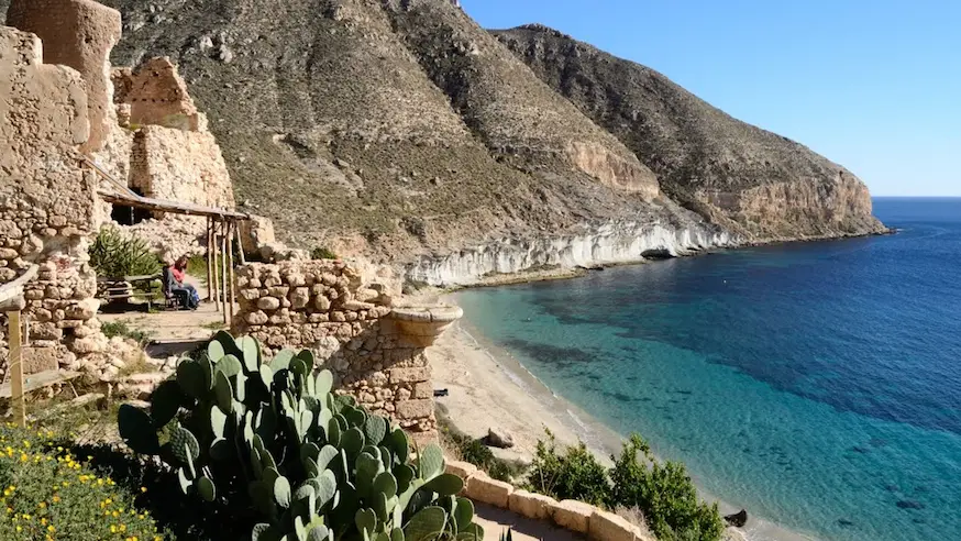 Cala de San Pedro Cabo de Gata snorkel aguas cristalinas