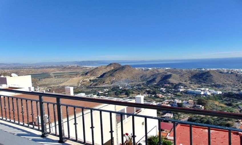 Mirador del Castillo Mojácar Pueblo panorámica 360 grados Mediterráneo