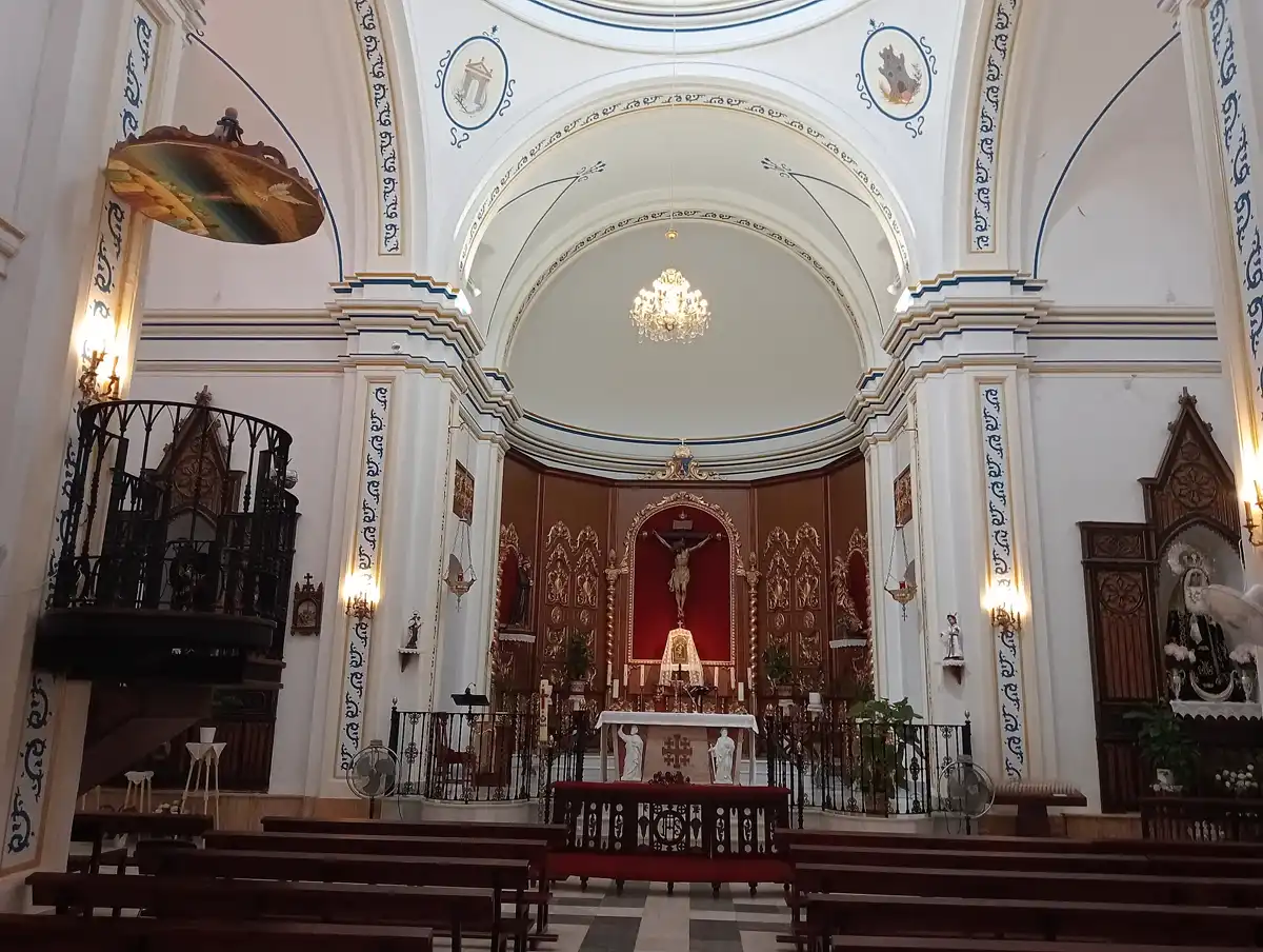 Interior de la iglesia de la Purísima Concepción de Turre