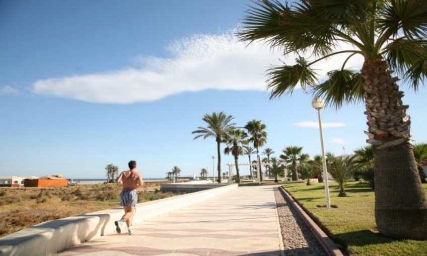 Paseo maritimo Vera Playa Almeria