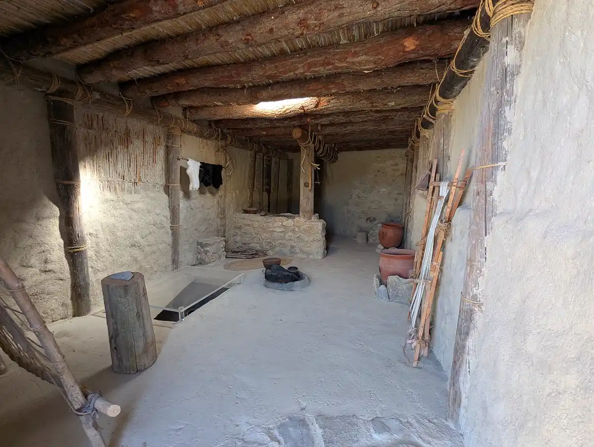 Casas recreadas del poblado argárico de Antas